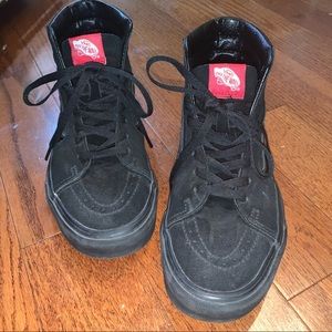 Black Vans high tops